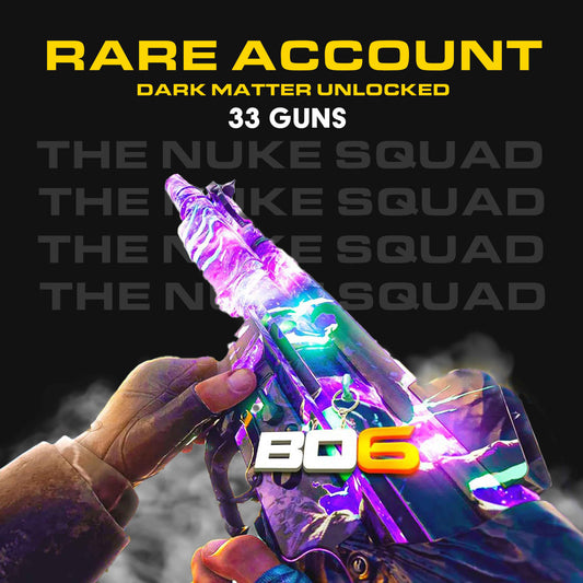 Call of Duty Black Ops 6 Rare Account - Dark Matter Camo | Full Access